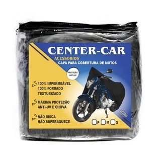 Capa Cobrir Moto P M G Proteção Sol Chuva 100% Forrada Anti Uv