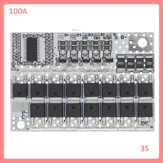Placa de proteção BMS bateria de litio 3S / 4S / 5S - 100A