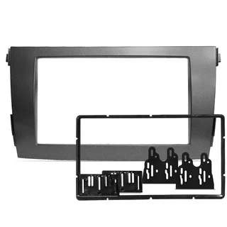 Moldura 2 Din Cinza Corolla 2009 2010 2011 2012 2013 2014