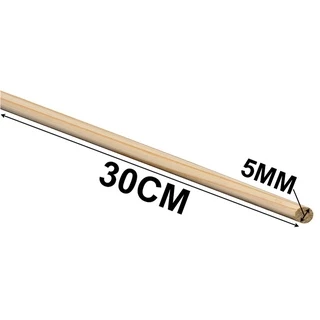 Palito de Madeira Pinus 50 Unidades 30cm x 5mm