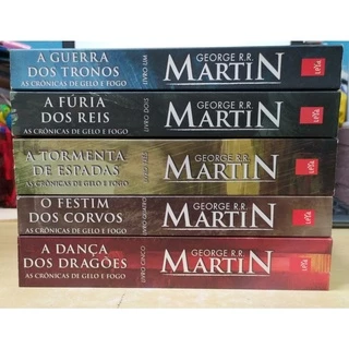 A Guerra dos Tronos - As Crônicas de Gelo e Fogo - Livro 1, 2, 3, 4 e 5 - George R. R. Martin