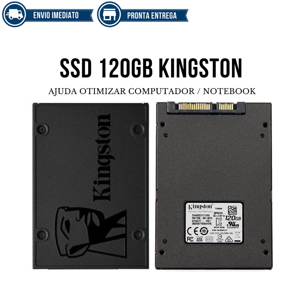 SSD HD 120GB 240GB Kingston Sata III 2.5