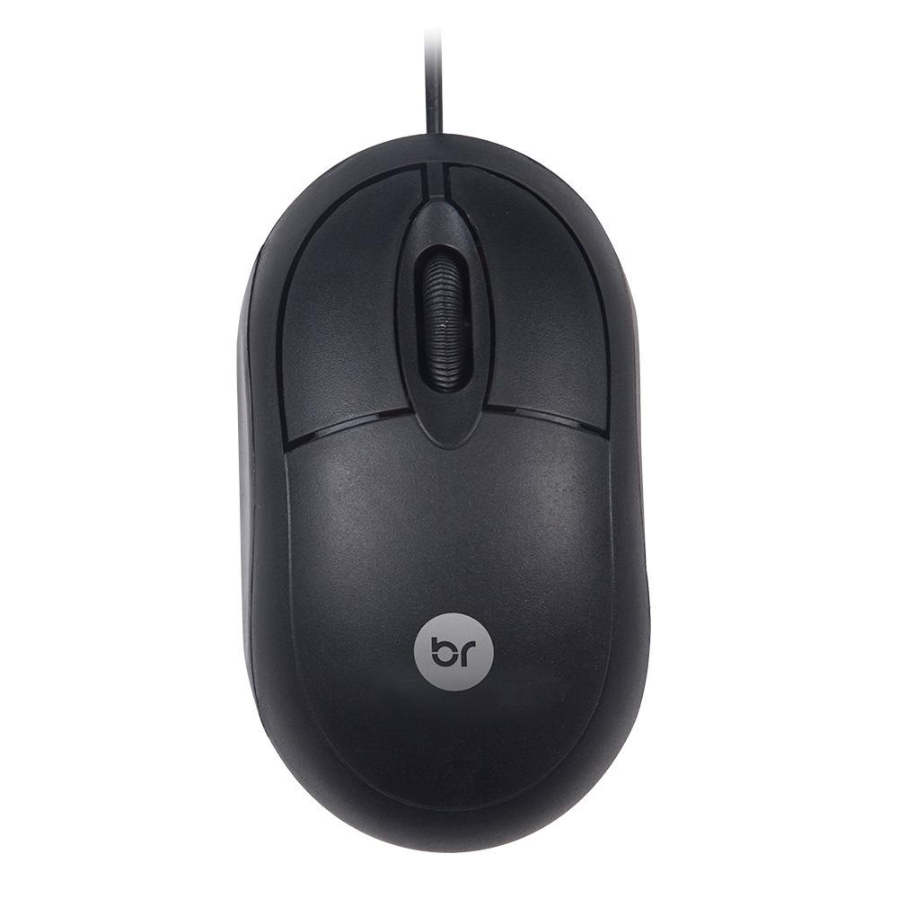 Mouse USB Standard Bright 0106 Preto | Shopee Brasil