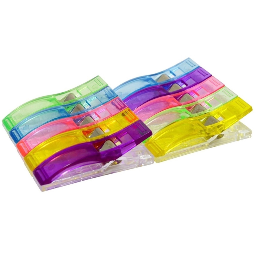 Prendedor/Clips para Patchwork grande 10 unidades (5,5cm) | Shopee Brasil