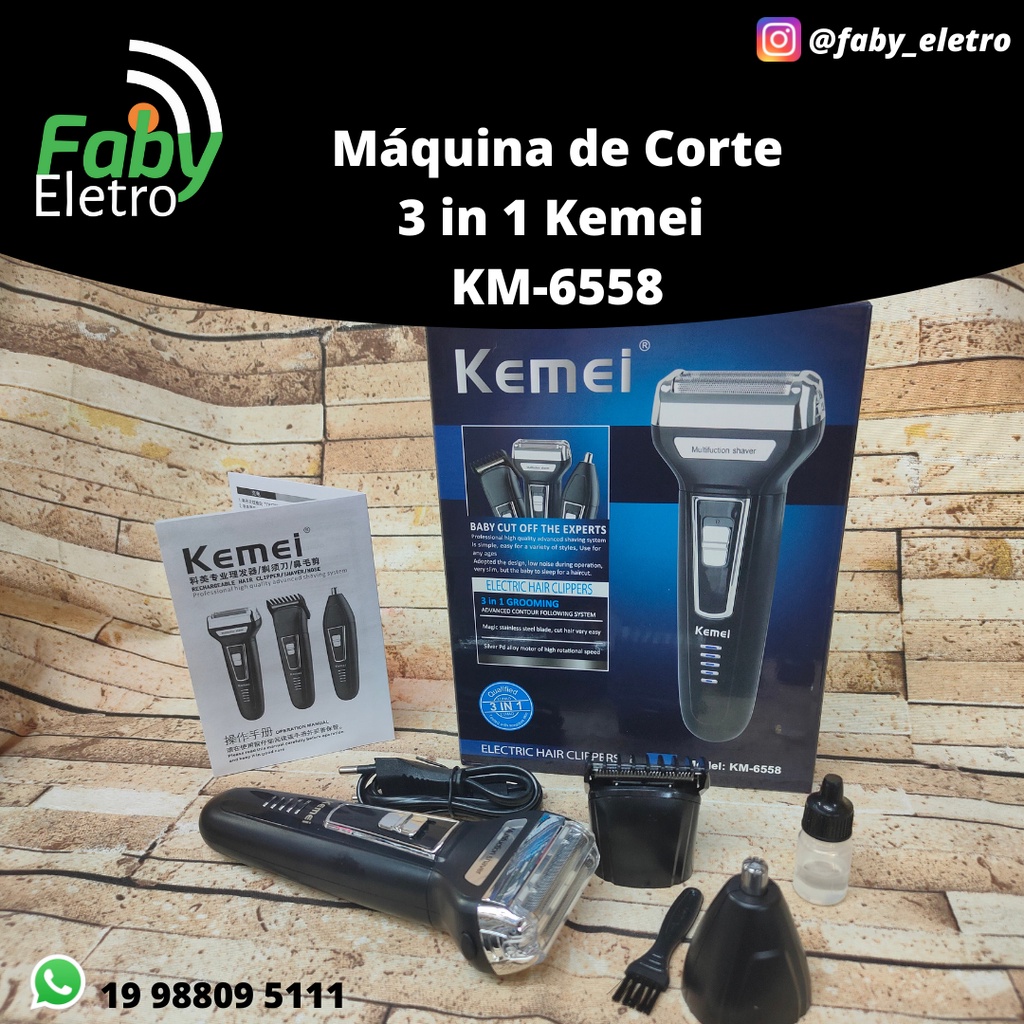 M Quina De Corte In Kemei Km Shopee Brasil