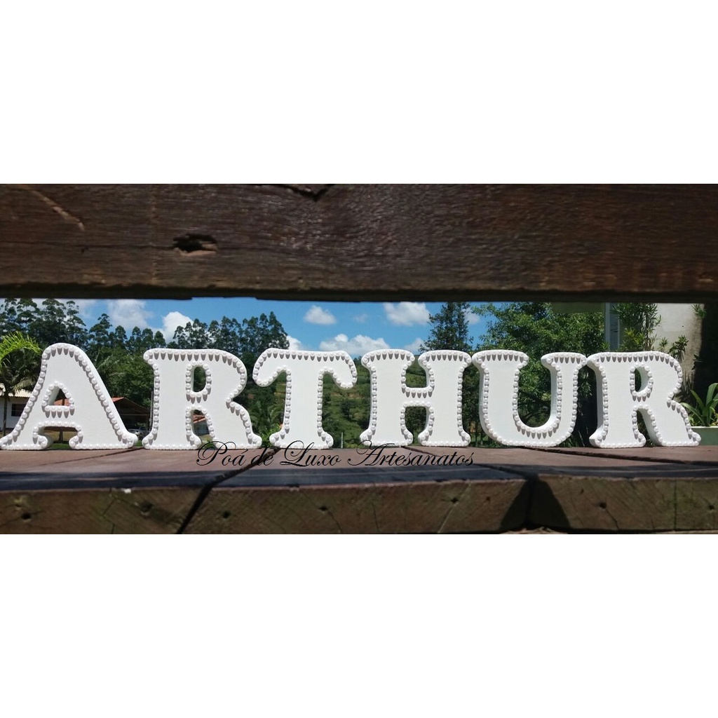 Nome em MDF Personalizado
