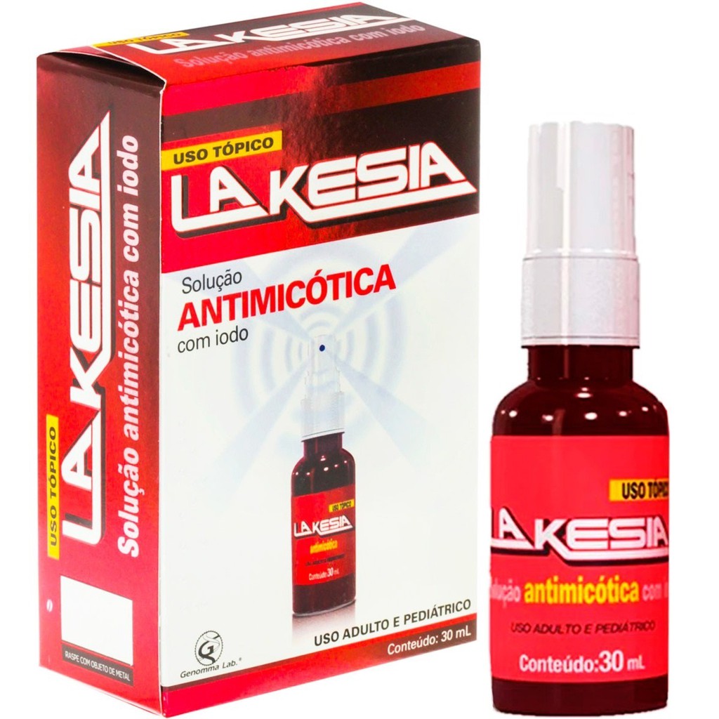 Lakesia solução spray 30mL micose unha unheiro frieira oca