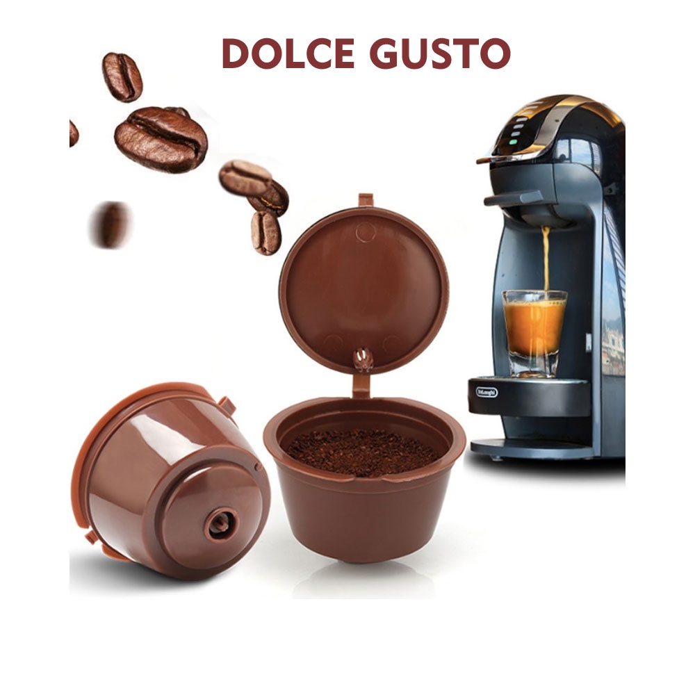 Capsula Reutilizável Dolce Gusto Copo Filtro Da Cápsula Café Nescafe Recarregáveis
