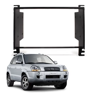 Moldura Central Painel 2 Din Hyundai Tucson Multimídia Dvd