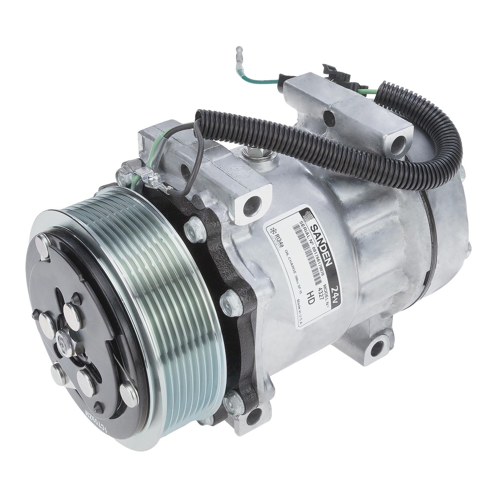 Compressor de Ar Sanden Universal 7H15 8PK 24V Flex 4 F(OEM) | Shopee ...