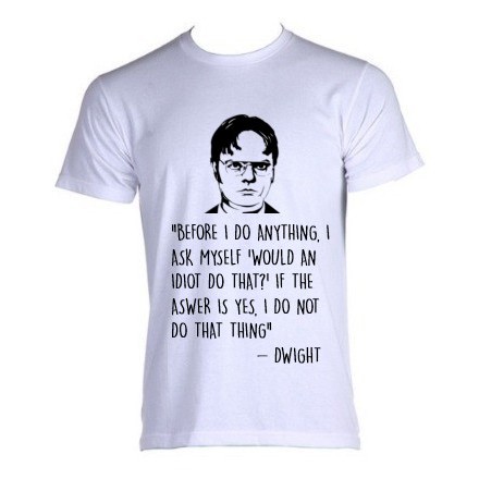 Camiseta O Instituto, Crachá Dwight Schrute ID