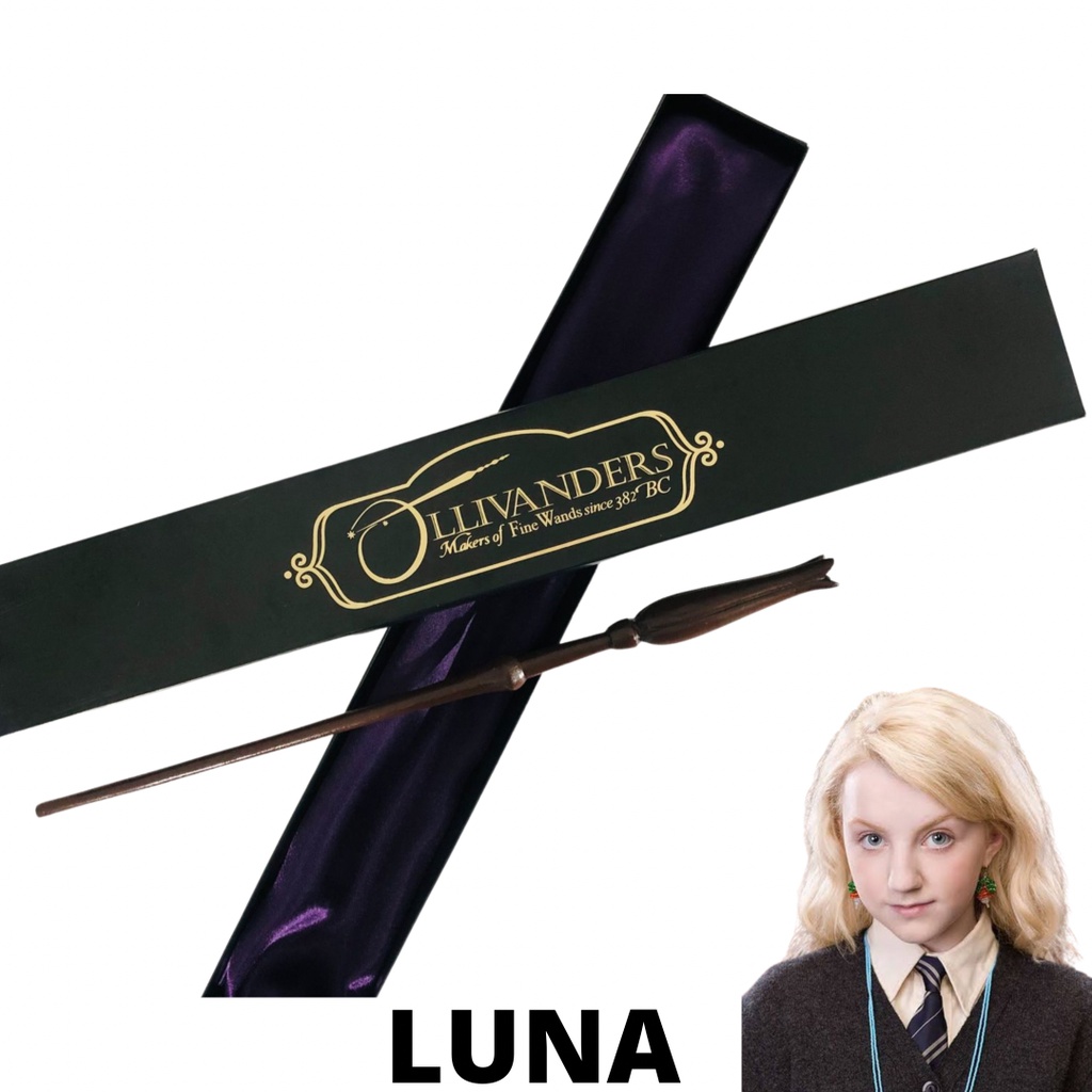 Varinha Colecionável Luna Lovegood Filme Harry Potter Resina Tamanho ...