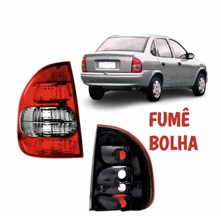 Lanterna Traseira Fumê Corsa Classic Sedan Life Spirit Super 2000 2001 2002 Classic 2003 2004 2005 2006 2007 2008 2009 Serve 96 97 98 99