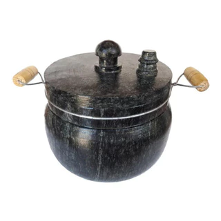 Panela De Pedra Com Pressão 3lts Curada