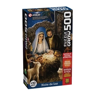 Quebra-cabeça Puzzle 500 Peças Noite De Luz - Grow