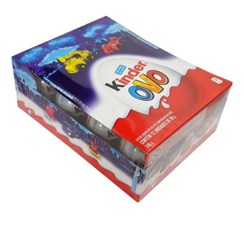 Kinder ovo surpresa Display c/12 unidades de 20g | Shopee Brasil