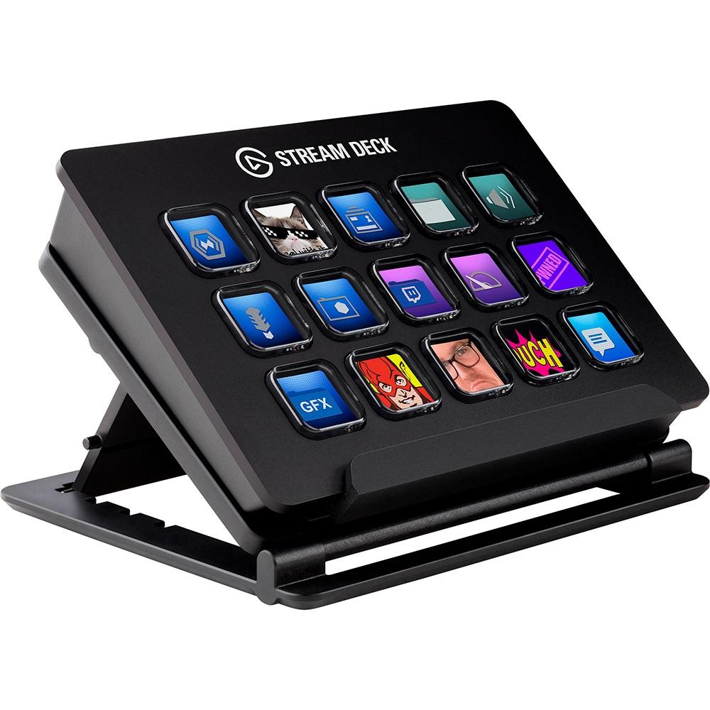 Controladora Stream Deck Elgato 15 Teclas USB Integrado Preto - 10GAA9901