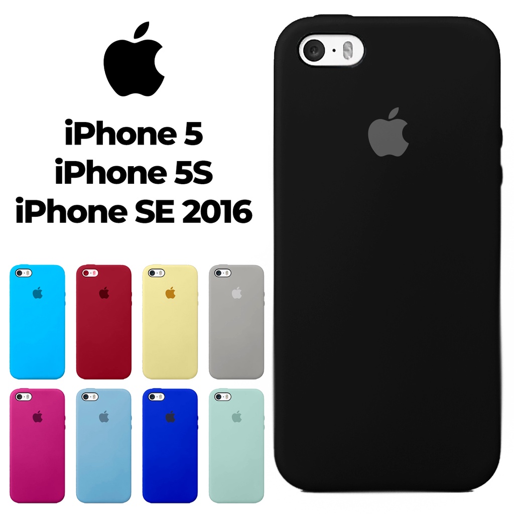 Capinha Aveludada para iPhone 5 5S SE 2016 1ª geração de Silicone