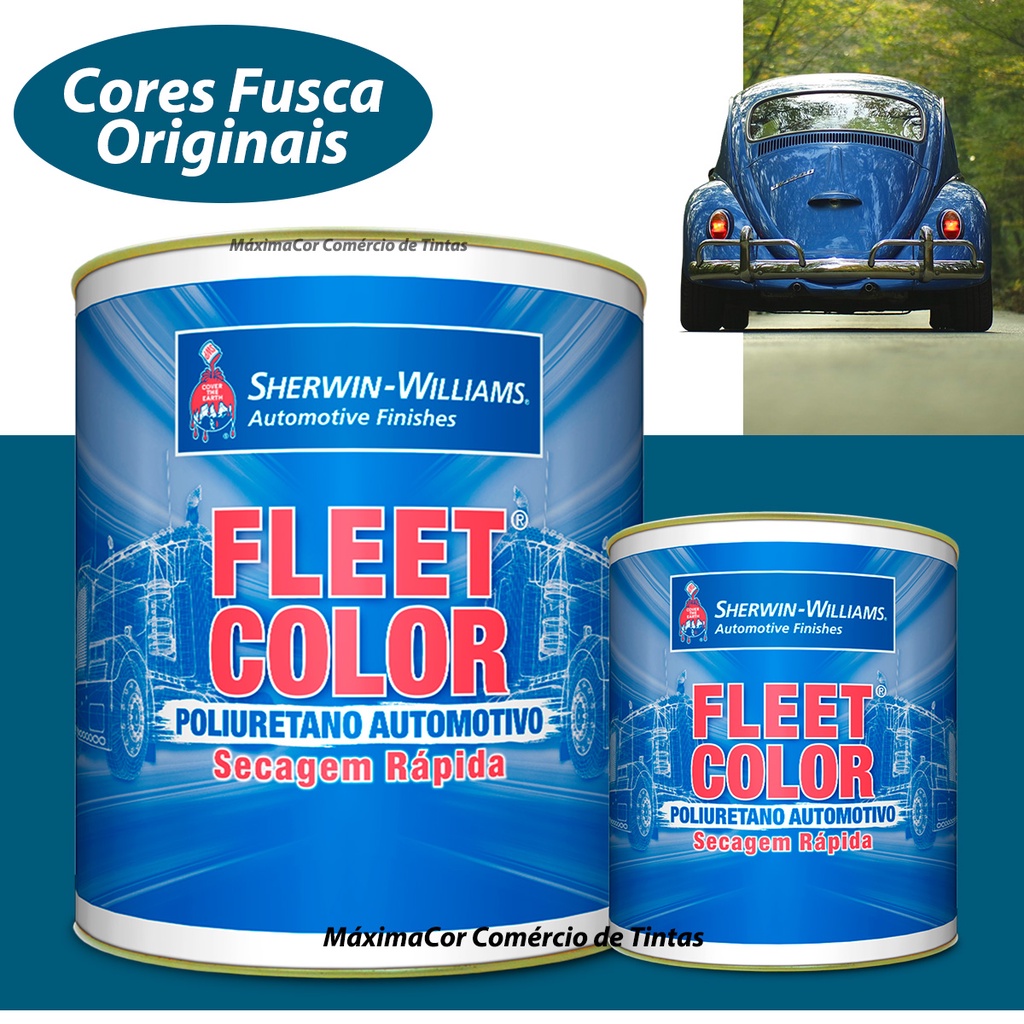 Tinta PU Para Fusca Original Fleet Color 900ml | Shopee Brasil