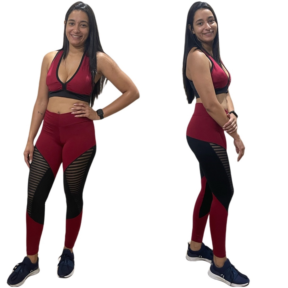 Calça Legging Academia Feminina Dia Dia Esportiva Cores Div