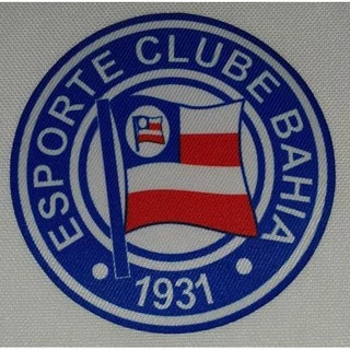 Placa Escudo Esporte Clube Bahia em Alto Relevo 44cm