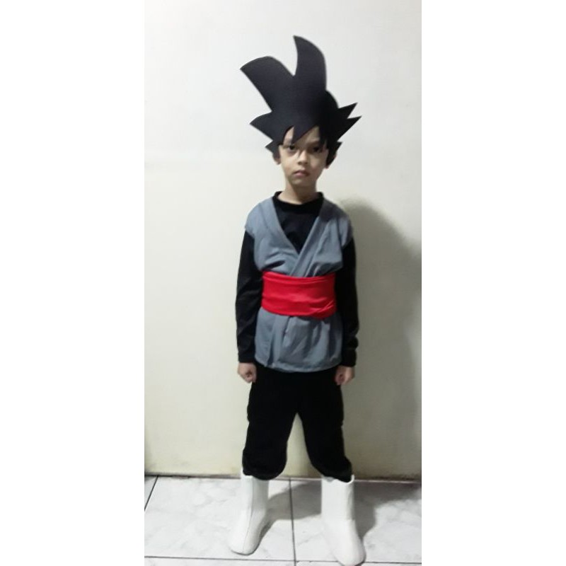 Fantasia Infantil Goku + cabelo EVA Classico - Dragon Ball Promoção