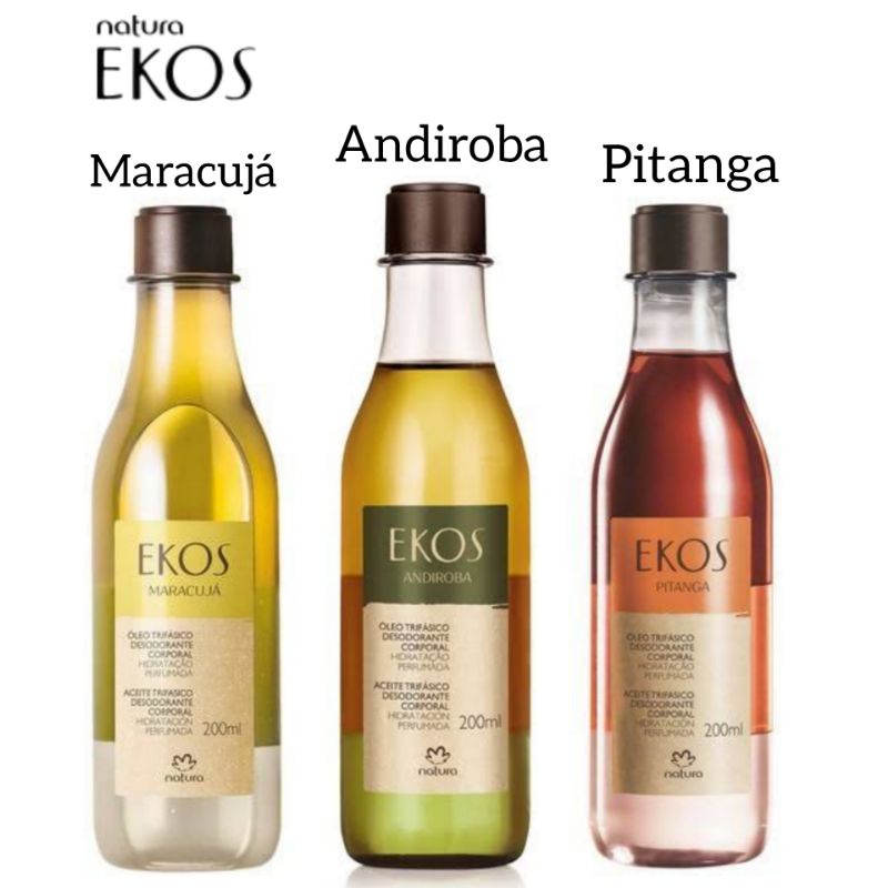 Óleo Trifásico Natura Ekos Andiroba /Pitanga/Maracujá - 200ml
