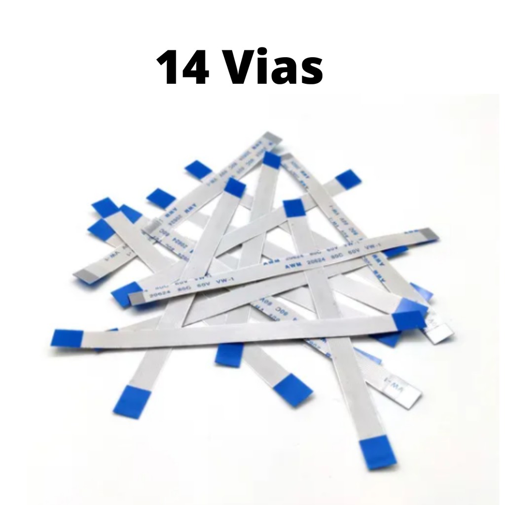 Cabo Flat 14 Vias Pinos para Controle Ps4 JDM/JDS 001