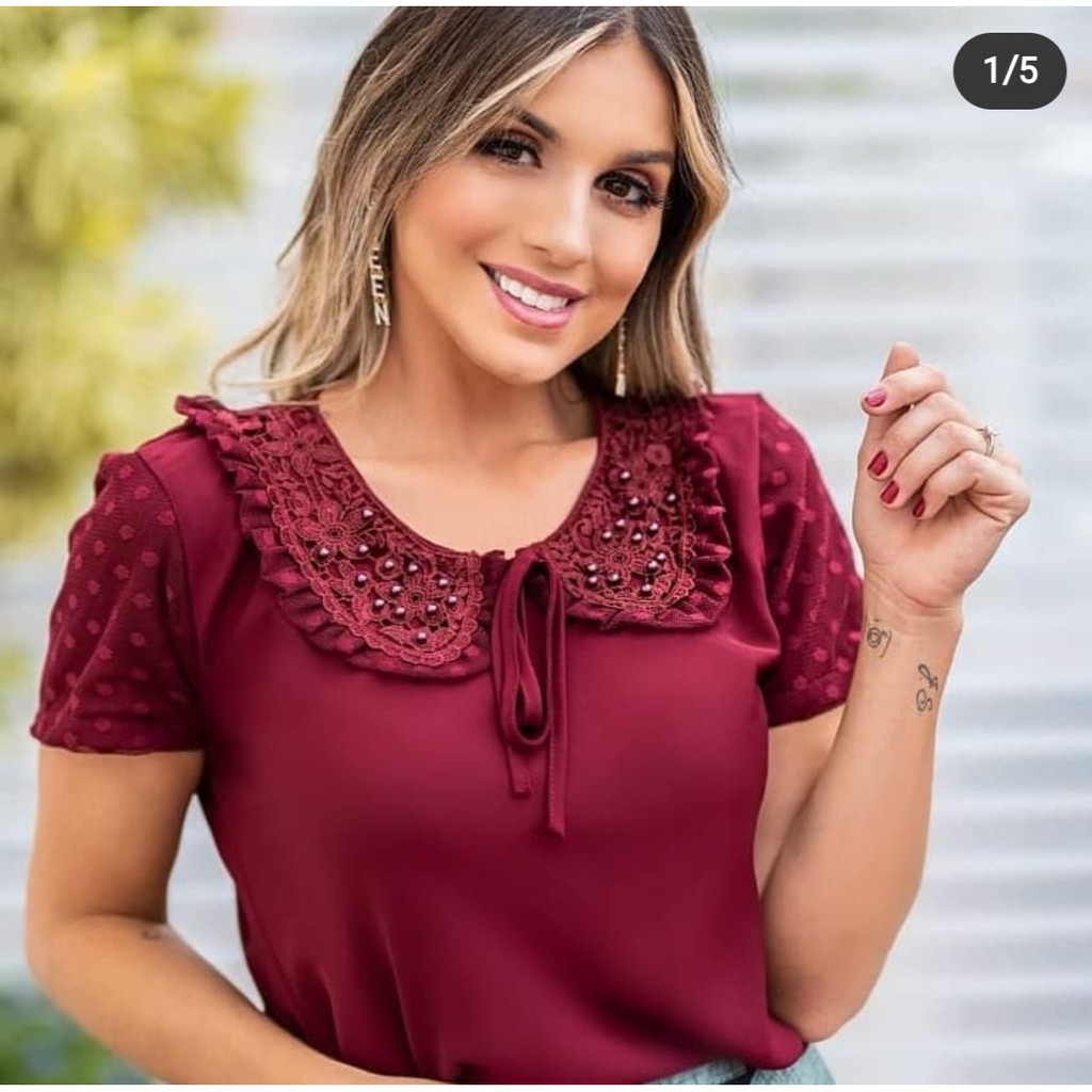 Blusas hot sale lindas femininas