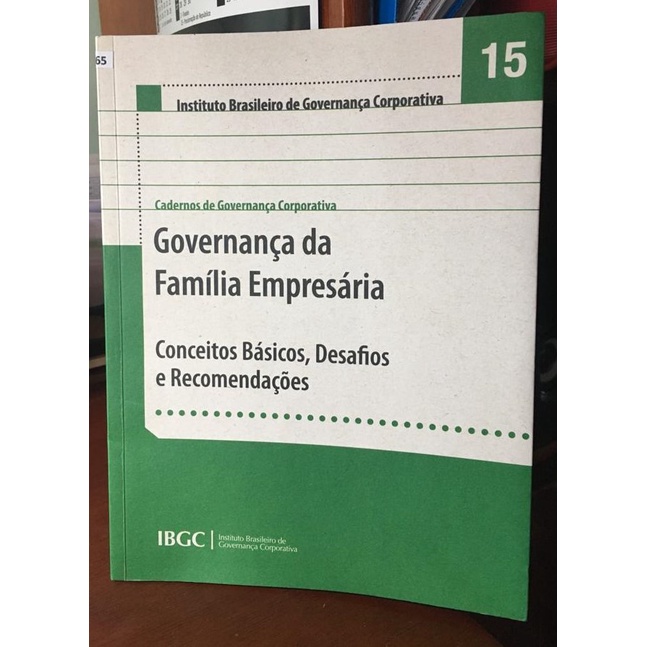 Livro Governança da Família Empresária; Instituto Brasileiro de ...