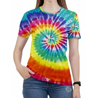 Camiseta tie dye Feminina Blusa Camisa Tai dai Est 24