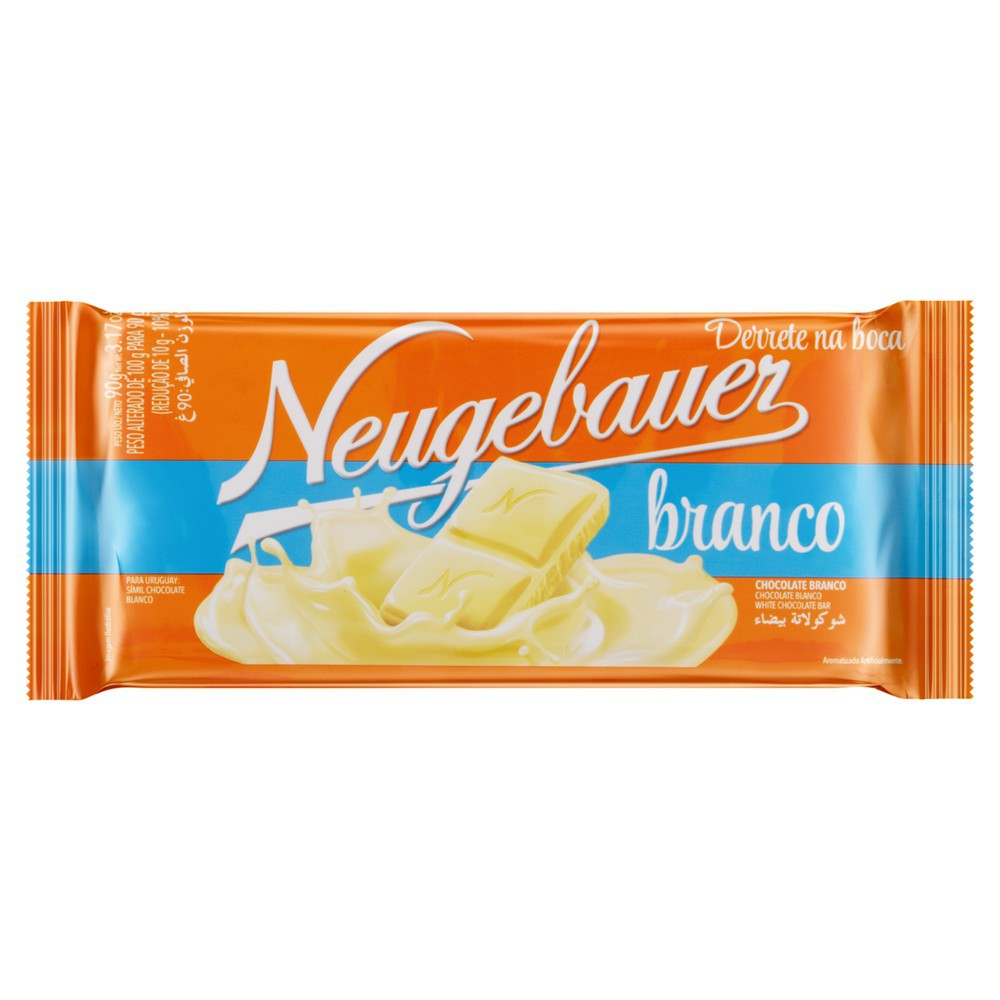 Barra de Chocolate Branco Neugebauer - 90g