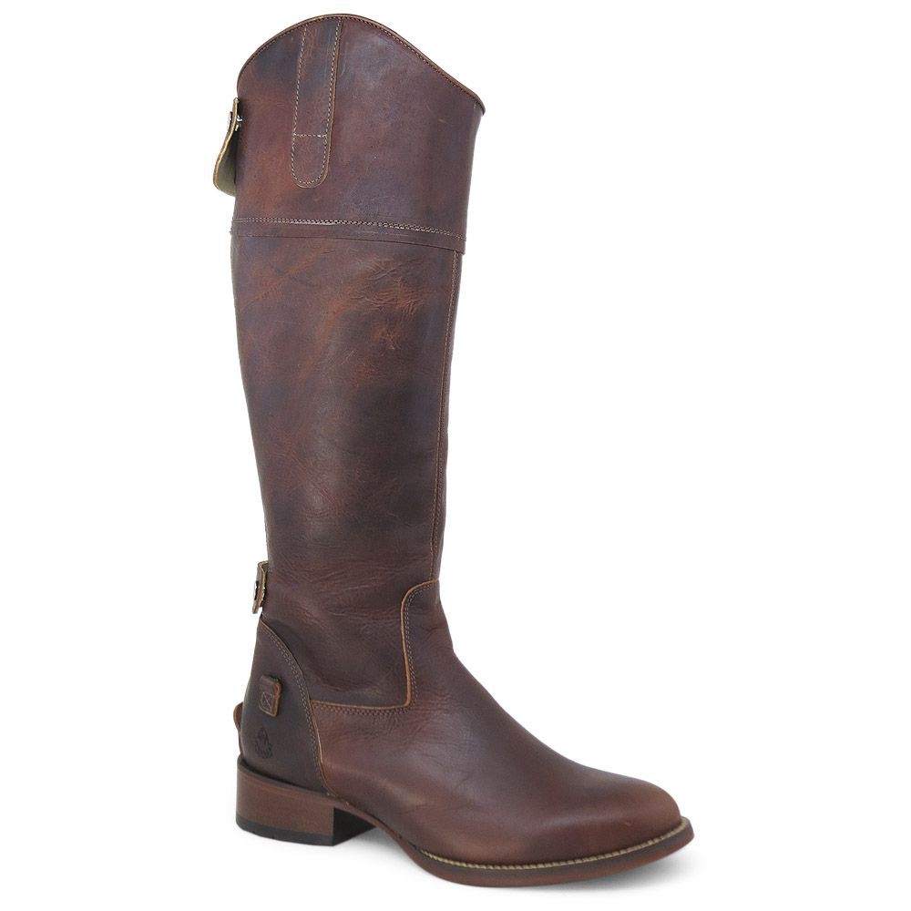 Botas de couro para best sale hipismo masculina