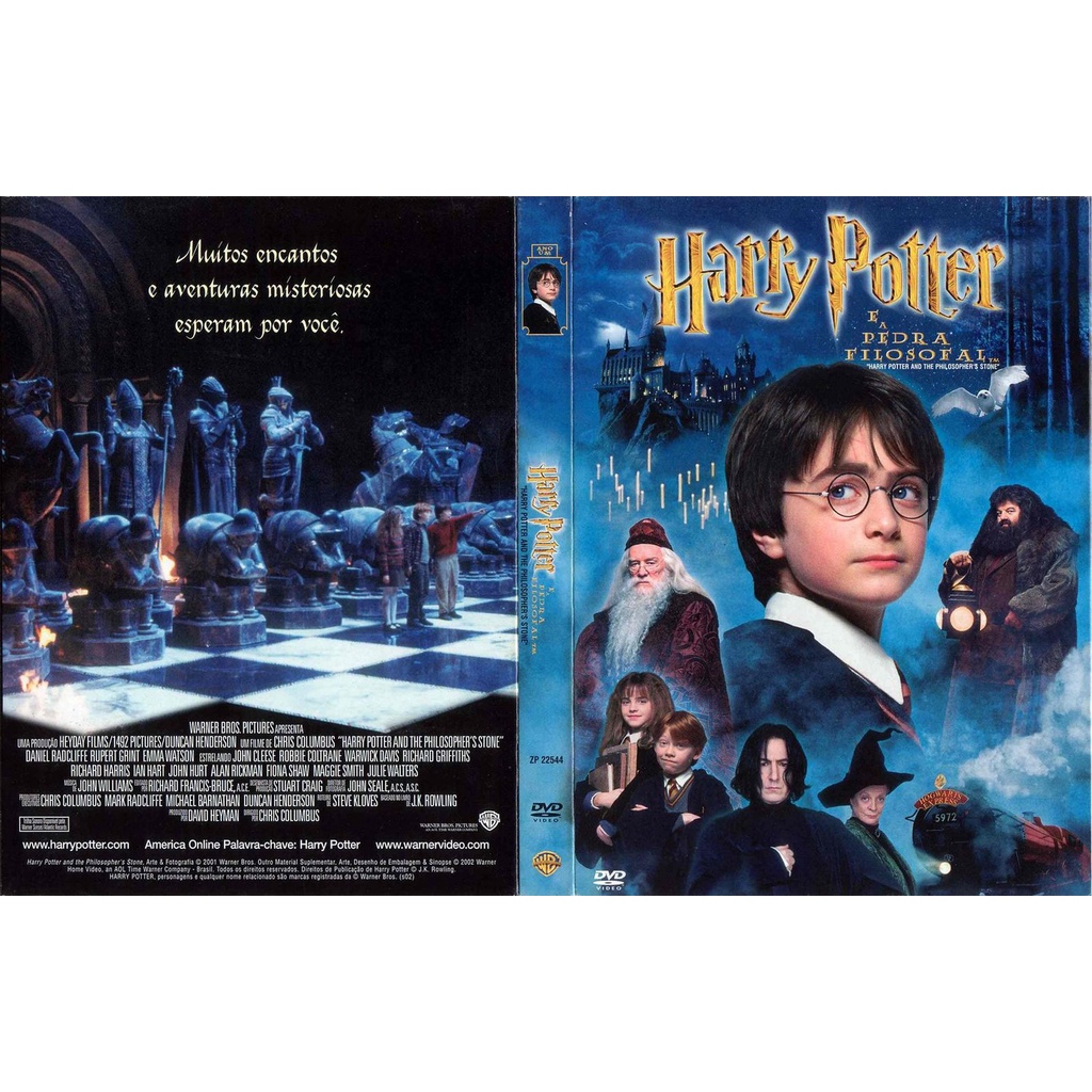 HARRY POTTER E A PEDRA FILOSOFAL (2001) | Shopee Brasil