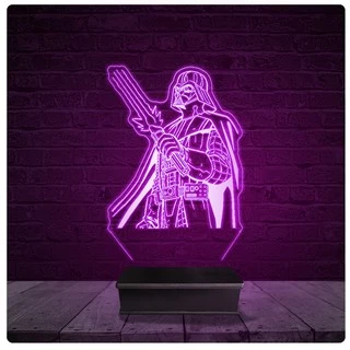 Luminária e Abajur Acrílico Led - Darth Vader Star wars 02