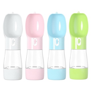 Garrafa De Água Portátil Multifuncional Recipiente De Comida De Água De Estimação Design Destacável Xícara Combo Adequado Para Gatos Filhote De Cachorro