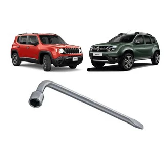 Chave De Roda Modelo L 17mm Renault Duster Jeep Renegade