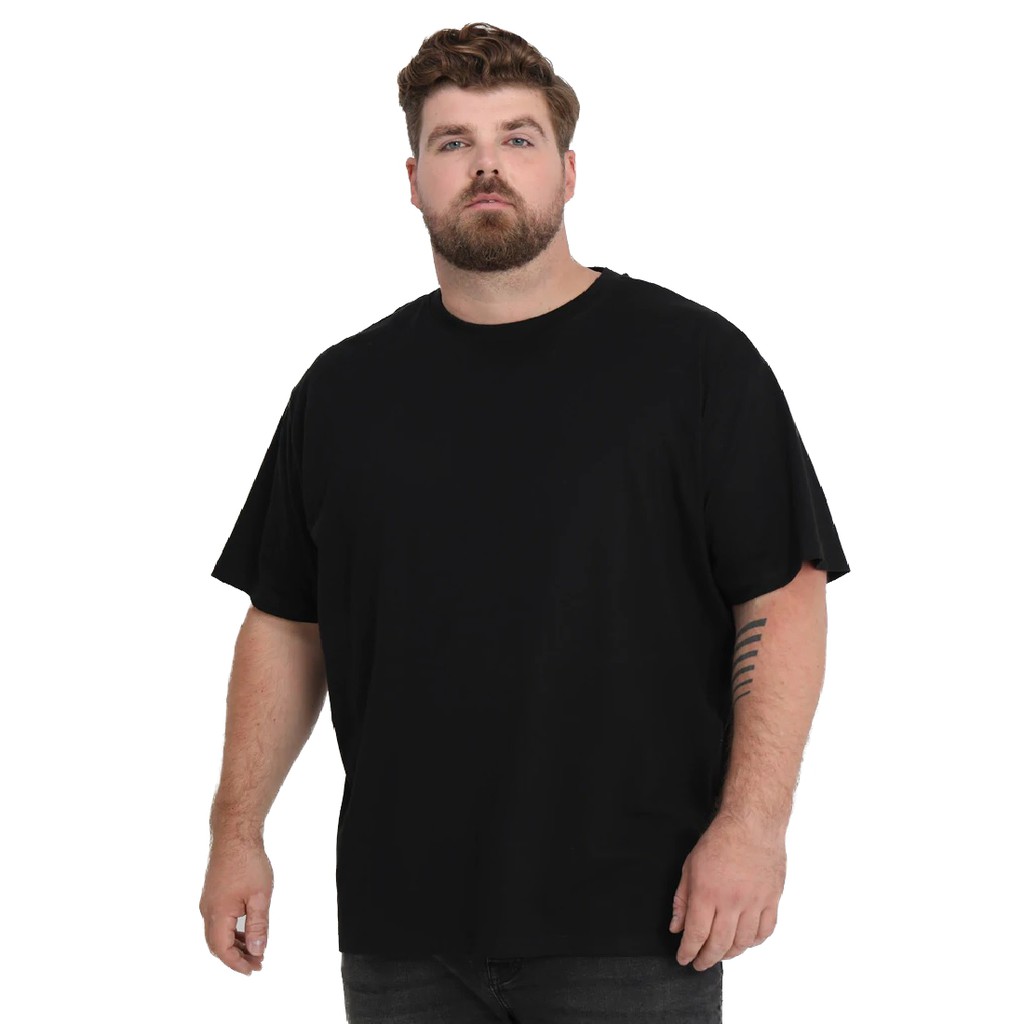 Camisa Masculina Básica Plus Size Malha Premium 100% Algodão Penteado G1 ao G8