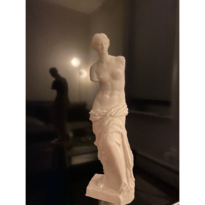 Estatueta Gesso Grega Vênus Calipígia 39cm