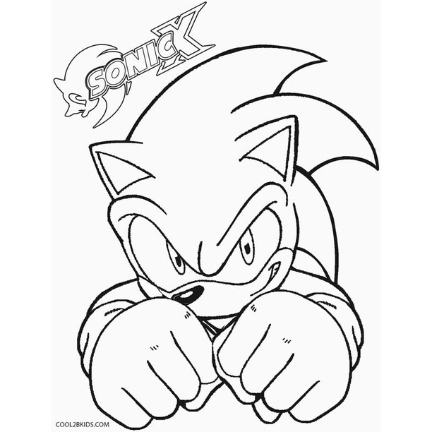 50 Desenhos Para Pintar e Colorir Sonic - Folhas A4 Sulfite