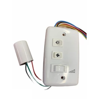 Controle Ventilador De Teto 4x2 Dimmer 3 Comandos, INTERRUPTOR VELOCIDADE MÍNIMA / MÉDIA / MÁXIMA