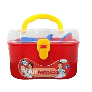 KIT MÉDICO INFANTIL MALETA WORKSHOP JR MÉDICO