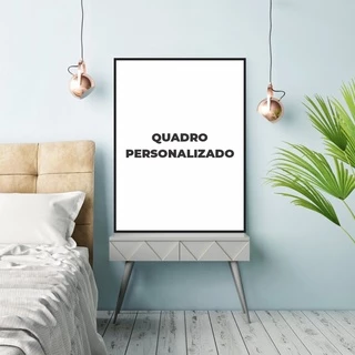 Quadro Decorativo Personalizado Borda Infinita / Moldura Caixa TokQuadros