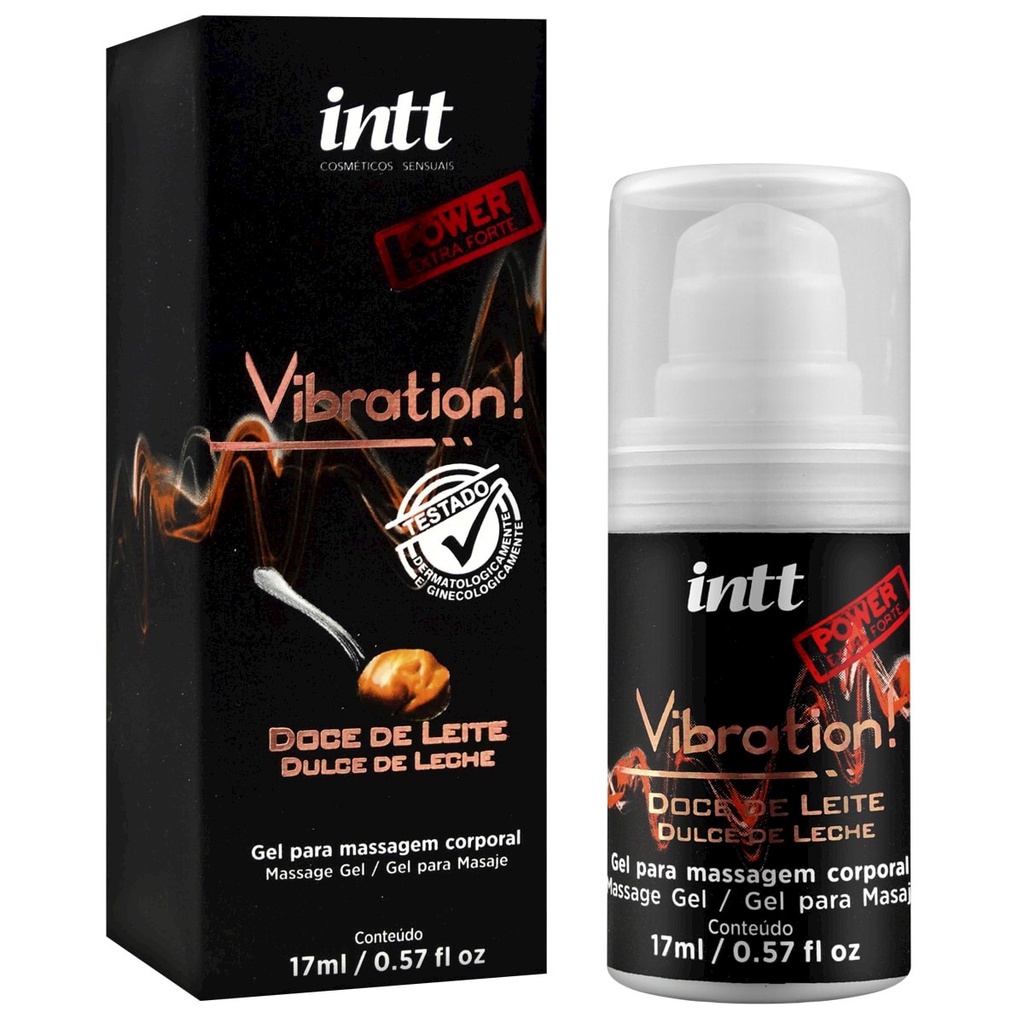 Vibration Gel Excitante Que Vibra Power Extra Forte Sabor Doce De Leite Intt 17ml Shopee Brasil 9881