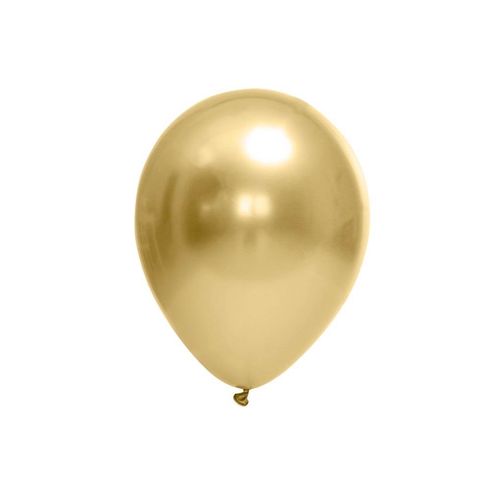 Bexiga Balão Metalizado Dourado 9 Polegadas 25 Unidades | Shopee Brasil
