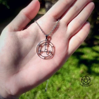 Colar Aço Inoxidável Sigilo de Lilith médio