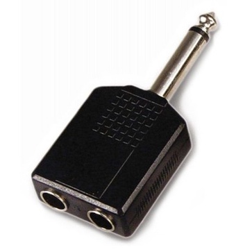 Kit Plug Adaptador Duplicador 2 P10 Femea x P10 Macho Mono Mxt