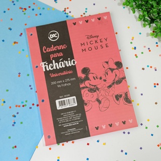 Refil Fichário Universitário 96 folhas Mickey Mouse - DAC