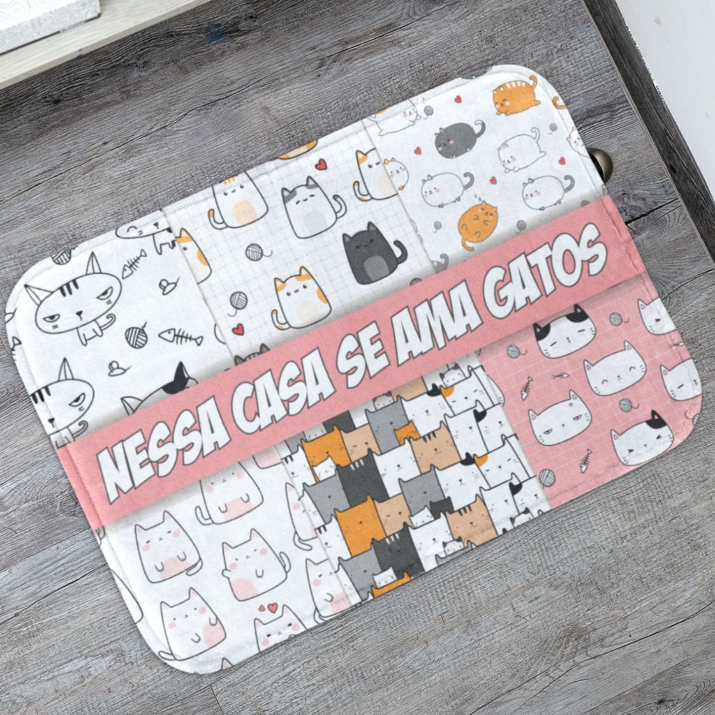 Tapete De Porta Gatos Para Entrada Quarto Sala X Cm Shopee Brasil