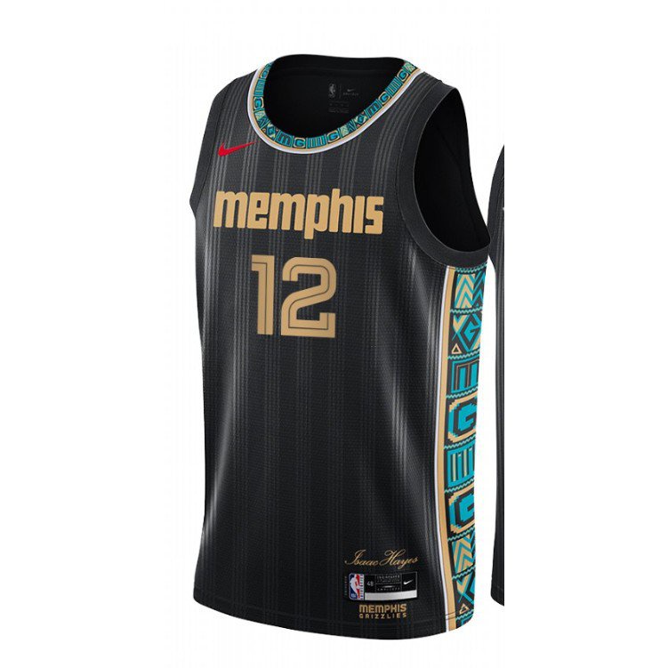 Camisa Nba Memphis Grizzlies No . 12 Colete Esportivo Morant